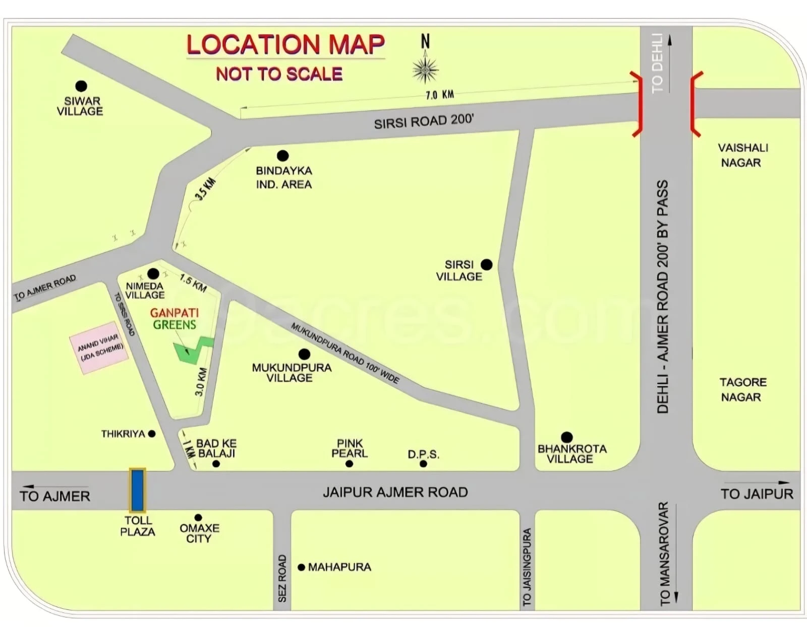 Property Image — Commercial Plot for Sale in Bhakrota, Jaipur