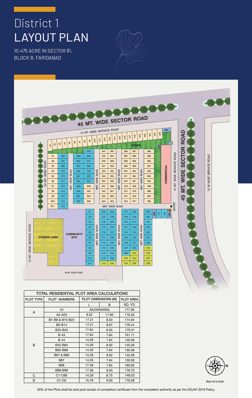 Location Map — Plot for Sale in Sector 81, Faridabad