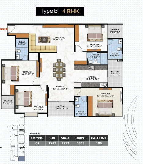 Floor Plan — Spectrum 21