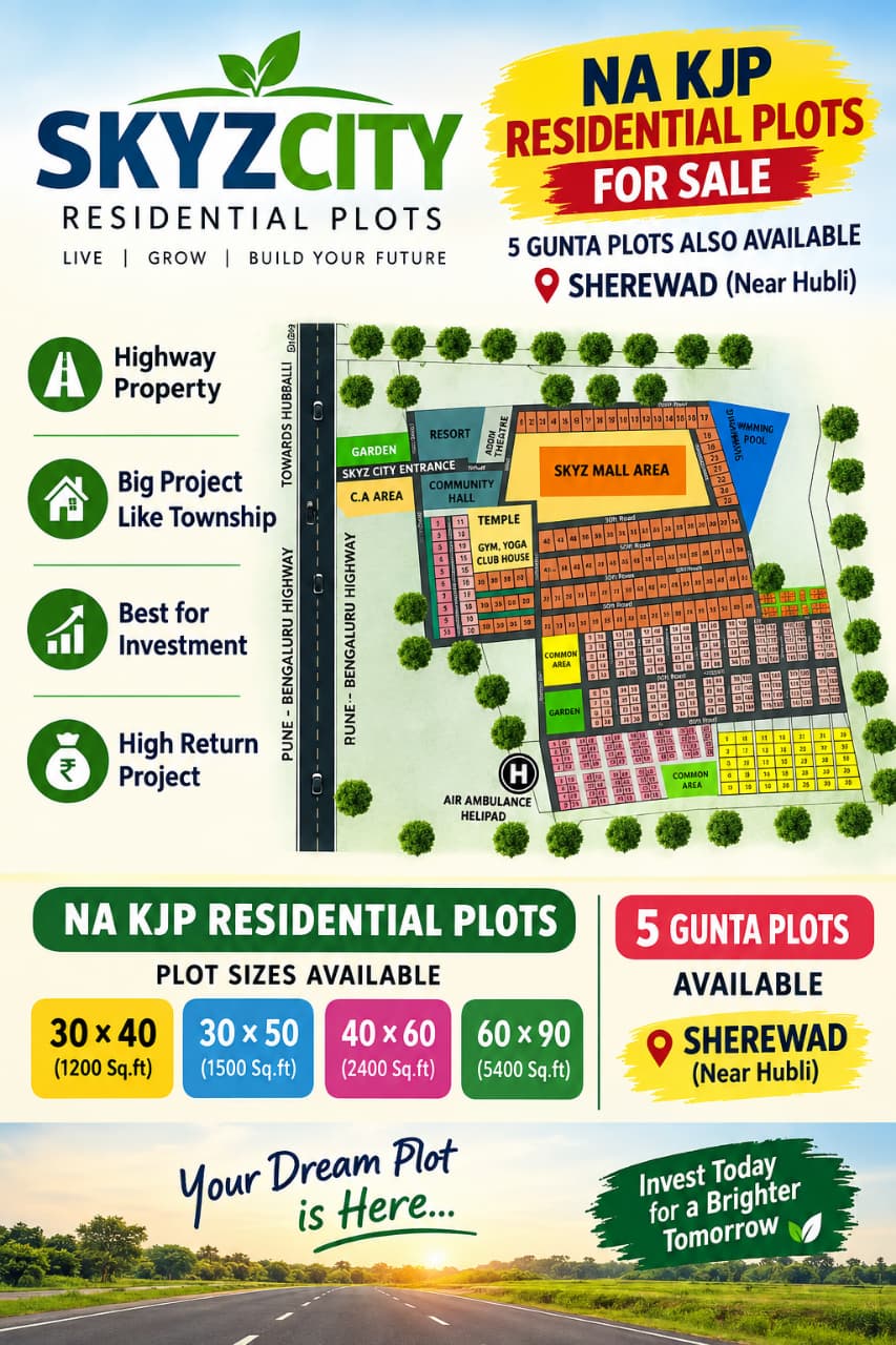 Property Image — Agriculture Land for Sale in Kundgol - Hubli Road, Sherewad