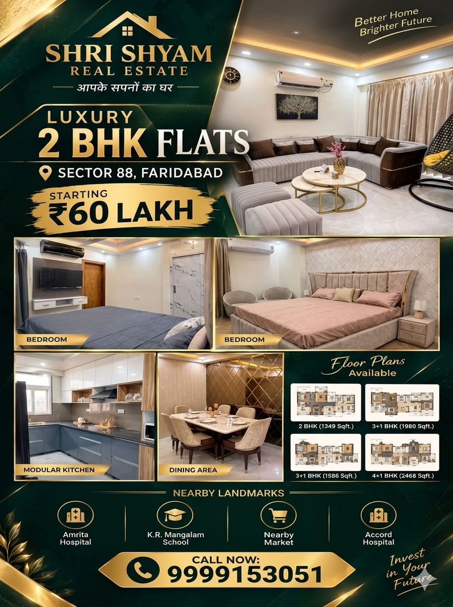 Flat / Apartment for Sale in RPS City, Faridabad