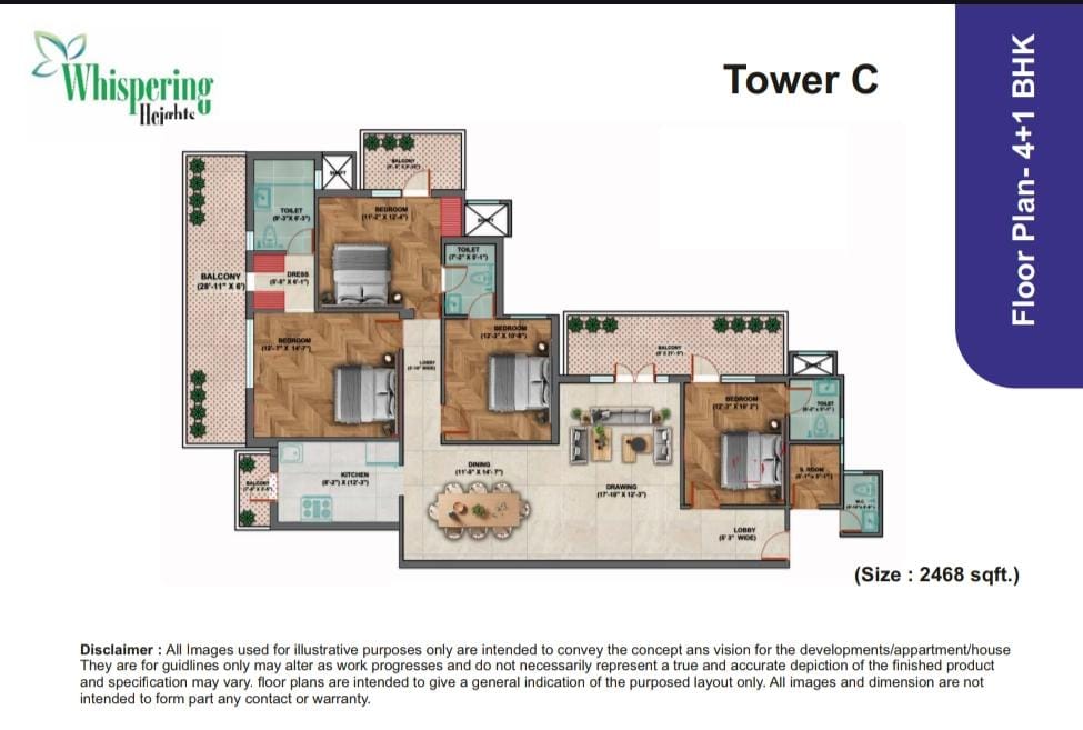 Property Image — 2 BHK Flat for Sale in RPS City, Faridabad