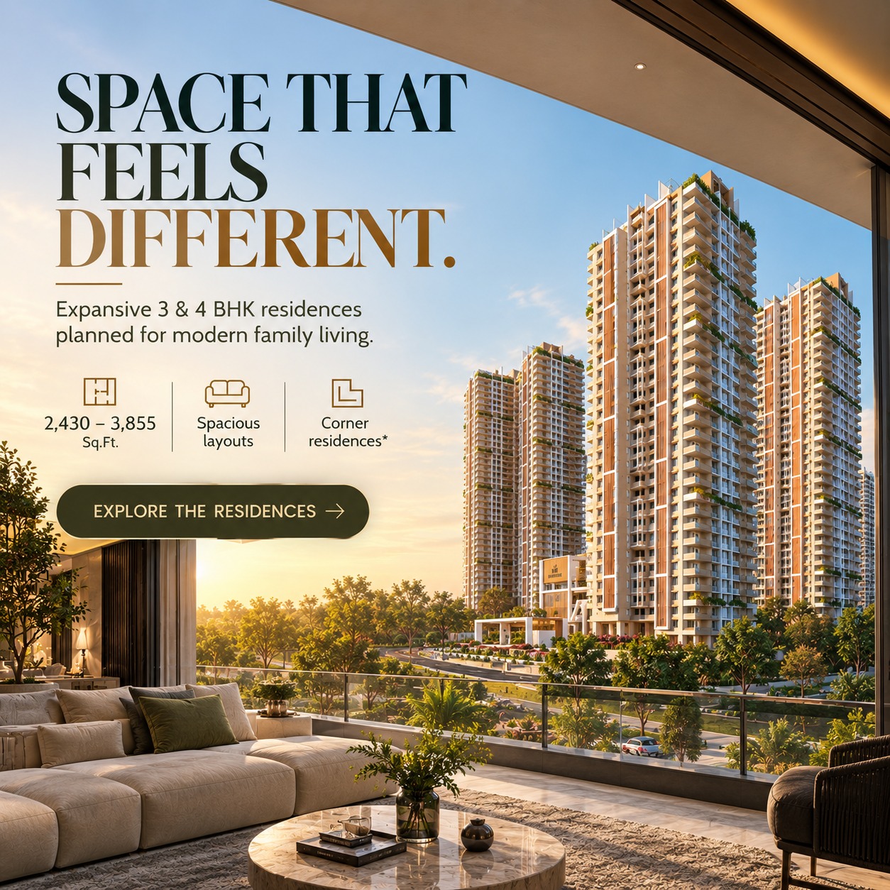 Flat / Apartment for Sale in Tellapur Road, Hyderabad