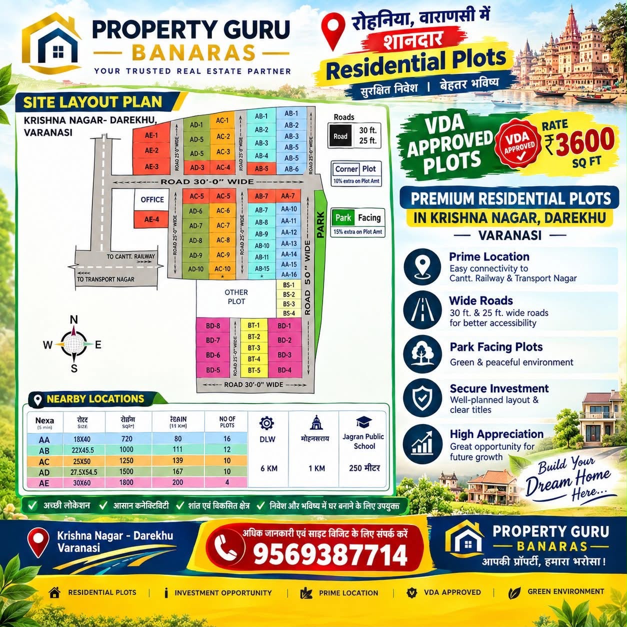 Residential Plot / Land in Varanasi, Uttar Pradesh