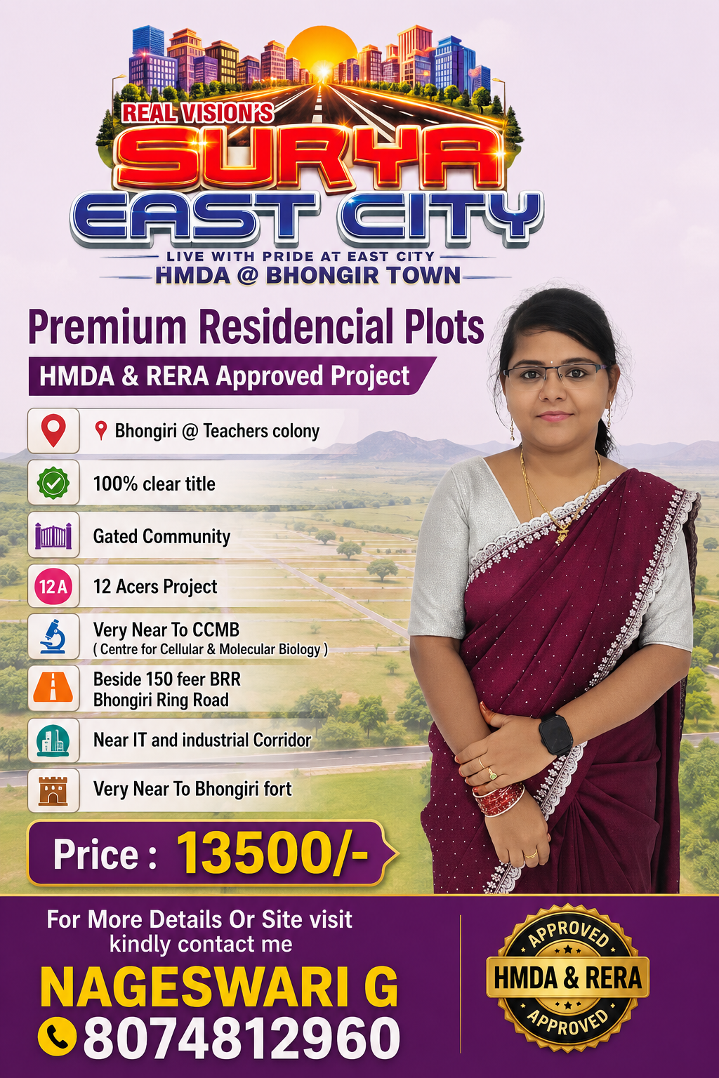 Residential Plot / Land for Sale in Bhongir